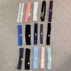 15 Lululemon headbands!!!!!❤️